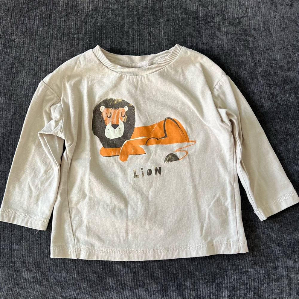Zara Lion Shirt Size 12-18 Months